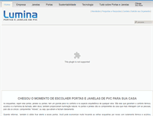 Tablet Screenshot of luminapvc.com.br
